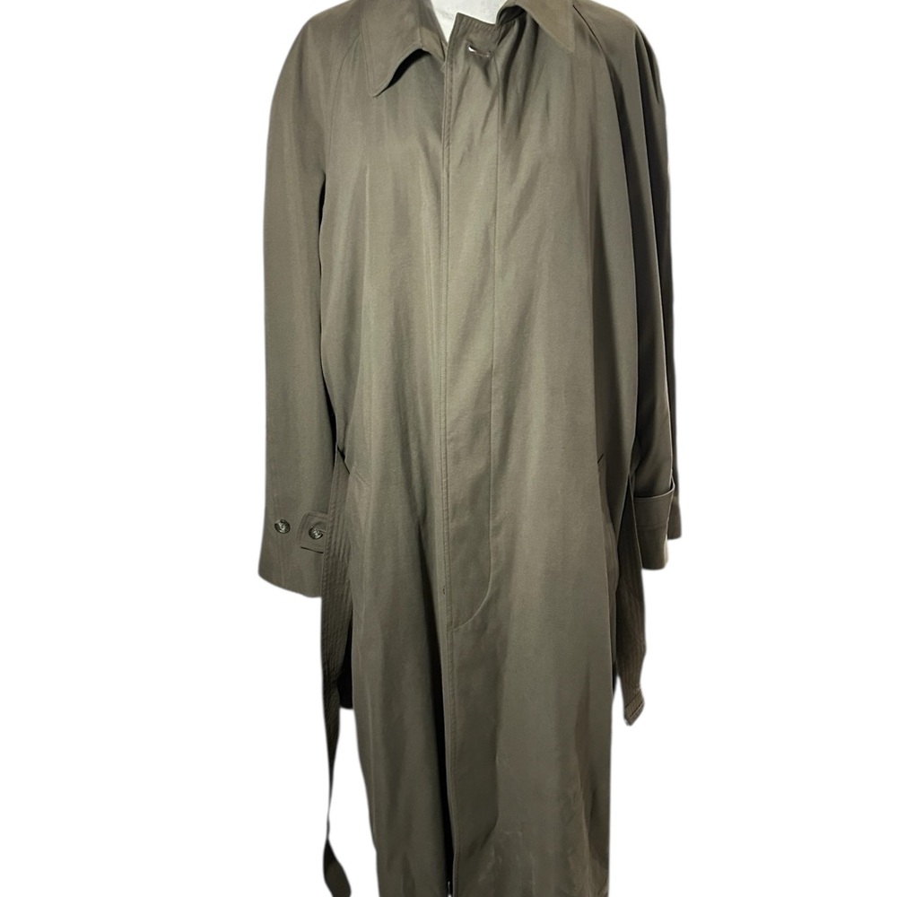 Lauren Ralph Lauren Women's Khaki Belted Trench Coat with Removable Lining